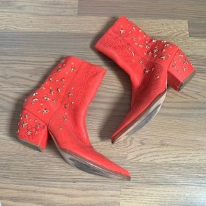 Matisse footwear x Kate Bosworth star booties. Slightly worn